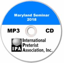 Maryland Seminar 2018 (MP3 CD)